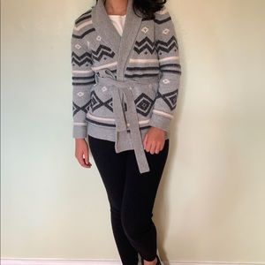 Geometric Knit Cardigan